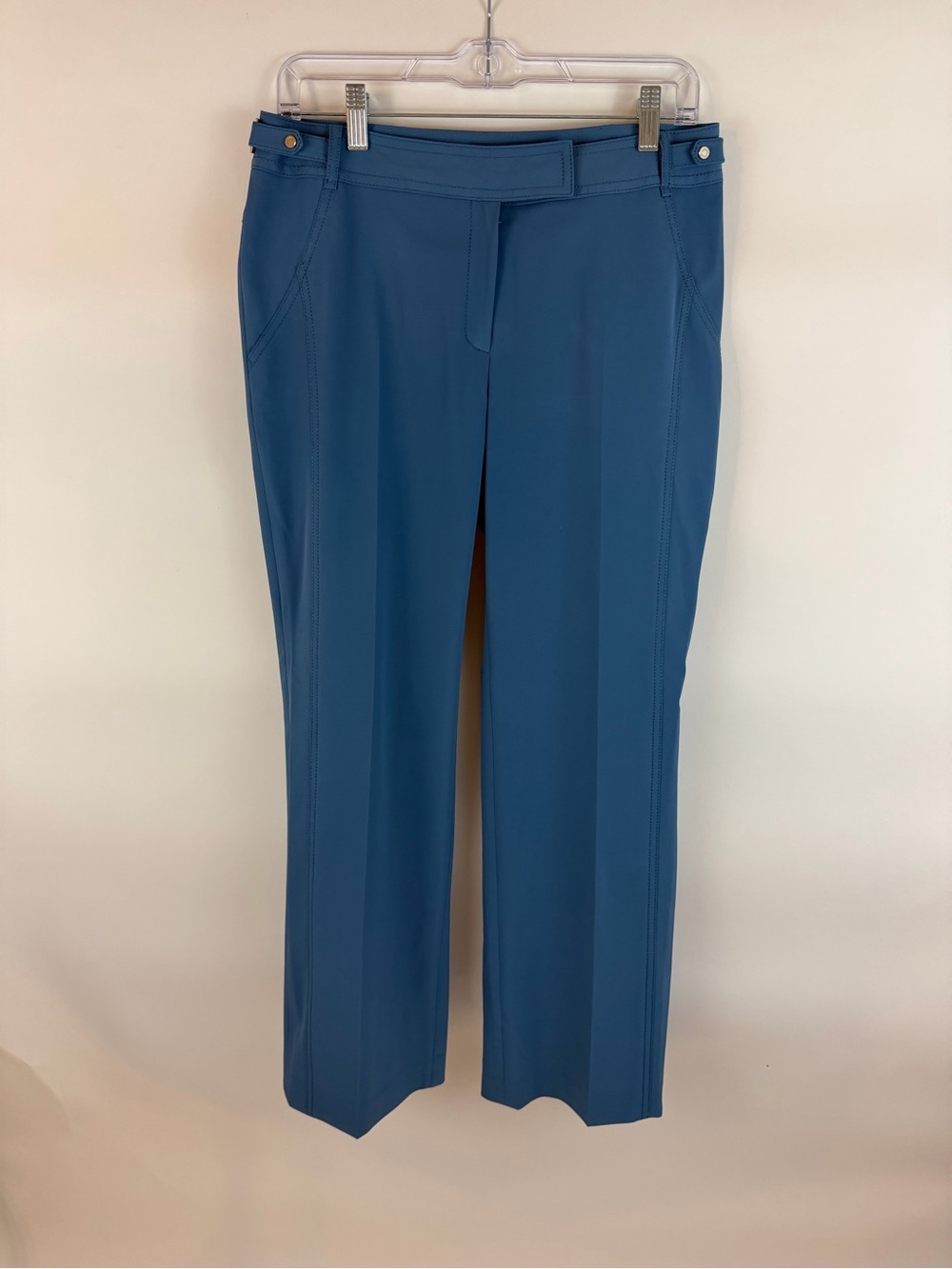 She’s Miss Blue Tailored Straight Leg Trousers Pants Size 66 - Picture 2 of 8